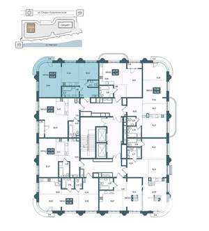 2-к квартира, вторичка, 63м2, 2/20 этаж