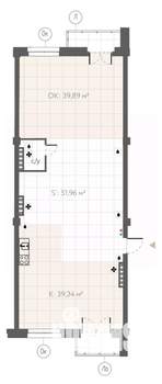 Студия квартира, строящийся дом, 137м2, 4/8 этаж