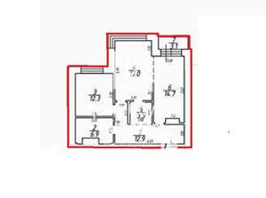 2-к квартира, вторичка, 70м2, 3/9 этаж