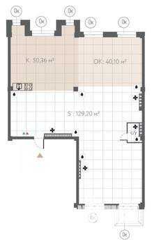 Студия квартира, вторичка, 220м2, 2/8 этаж