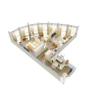 2-к квартира, вторичка, 71м2, 7/7 этаж