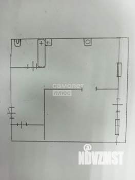 1-к квартира, вторичка, 46м2, 8/16 этаж