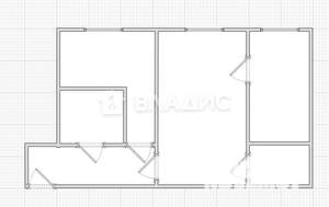 2-к квартира, вторичка, 43м2, 2/4 этаж