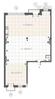 Студия квартира, строящийся дом, 249м2, 6/8 этаж