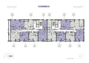 2-к квартира, вторичка, 64м2, 12/13 этаж