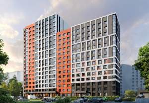 1-к квартира, строящийся дом, 32м2, 13/18 этаж