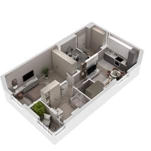 2-к квартира, вторичка, 55м2, 19/19 этаж