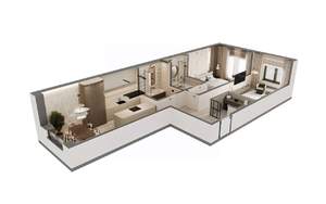 2-к квартира, вторичка, 77м2, 4/9 этаж