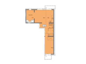 3-к квартира, вторичка, 70м2, 15/16 этаж