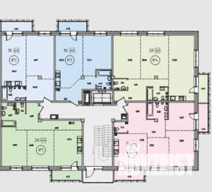1-к квартира, вторичка, 58м2, 9/9 этаж