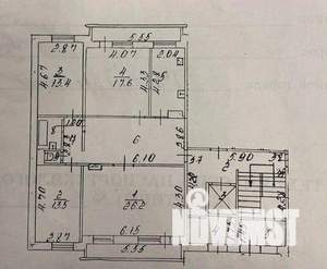 4-к квартира, вторичка, 104м2, 1/9 этаж