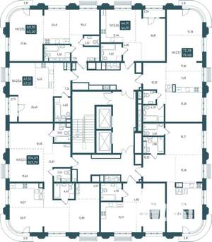 2-к квартира, вторичка, 63м2, 14/20 этаж