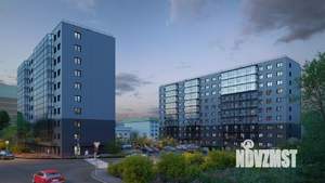 2-к квартира, строящийся дом, 51м2, 10/10 этаж