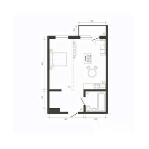1-к квартира, вторичка, 41м2, 7/10 этаж