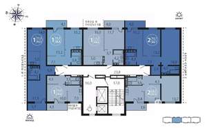 1-к квартира, вторичка, 38м2, 12/16 этаж