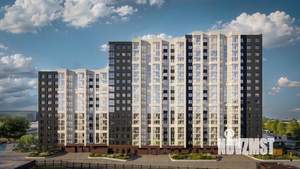 1-к квартира, строящийся дом, 43м2, 15/19 этаж