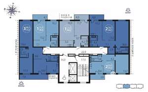 3-к квартира, вторичка, 73м2, 4/16 этаж