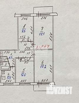 4-к квартира, вторичка, 78м2, 4/5 этаж