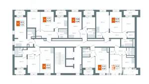 2-к квартира, вторичка, 53м2, 12/14 этаж