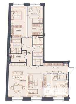 Студия квартира, вторичка, 171м2, 4/8 этаж