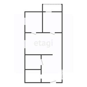 3-к квартира, вторичка, 63м2, 4/5 этаж