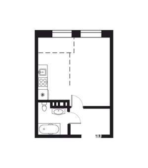 1-к квартира, вторичка, 33м2, 7/8 этаж