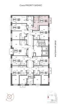 Студия квартира, вторичка, 28м2, 8/19 этаж