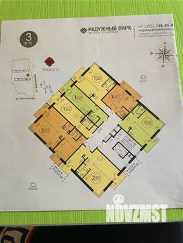 Студия квартира, сданный дом, 34м2, 2/12 этаж