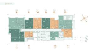 2-к квартира, вторичка, 81м2, 3/16 этаж