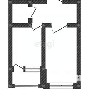 1-к квартира, вторичка, 42м2, 10/12 этаж