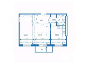 2-к квартира, вторичка, 69м2, 15/16 этаж