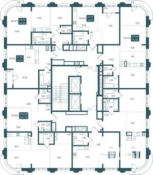 1-к квартира, вторичка, 45м2, 15/20 этаж