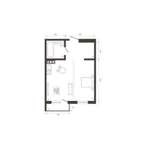 1-к квартира, вторичка, 41м2, 9/10 этаж