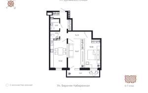 2-к квартира, вторичка, 77м2, 6/8 этаж