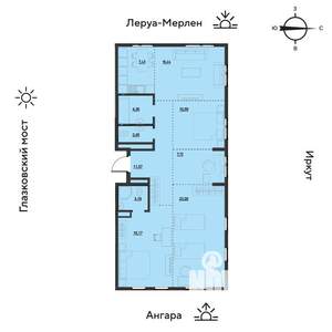 5-к квартира, вторичка, 106м2, 16/19 этаж