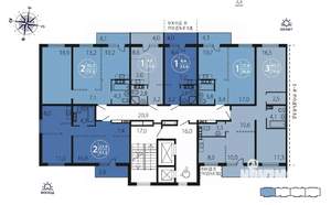 2-к квартира, вторичка, 52м2, 7/16 этаж