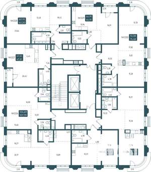 1-к квартира, вторичка, 43м2, 13/20 этаж