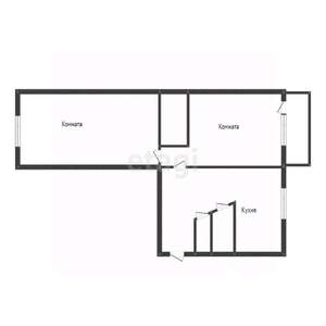 2-к квартира, вторичка, 47м2, 3/5 этаж