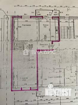 2-к квартира, вторичка, 75м2, 5/9 этаж
