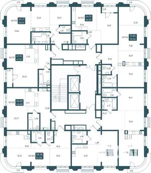 2-к квартира, вторичка, 73м2, 8/20 этаж