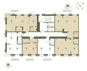 5-к квартира, вторичка, 133м2, 8/9 этаж