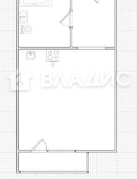 Студия квартира, вторичка, 30м2, 5/16 этаж