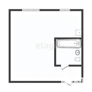 Студия квартира, вторичка, 32м2, 1/5 этаж