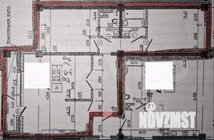 3-к квартира, вторичка, 89м2, 6/16 этаж