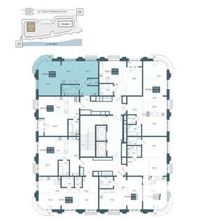 2-к квартира, вторичка, 63м2, 9/20 этаж