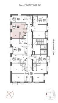 1-к квартира, строящийся дом, 37м2, 16/19 этаж