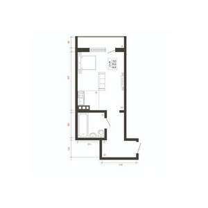 1-к квартира, вторичка, 34м2, 8/10 этаж