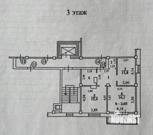 2-к квартира, вторичка, 57м2, 3/9 этаж