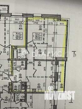 3-к квартира, вторичка, 94м2, 10/17 этаж
