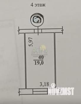 Студия квартира, вторичка, 19м2, 4/5 этаж